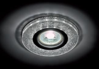 Beépíthető spot lámpatest kristály kör CR-771 3W 4000K