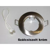 Beépíthető spot lámpatest SA-70 szálcsiszolt króm