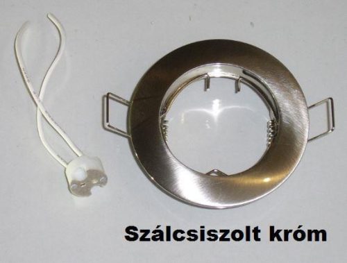 Beépíthető spot lámpatest SA-70 szálcsiszolt króm