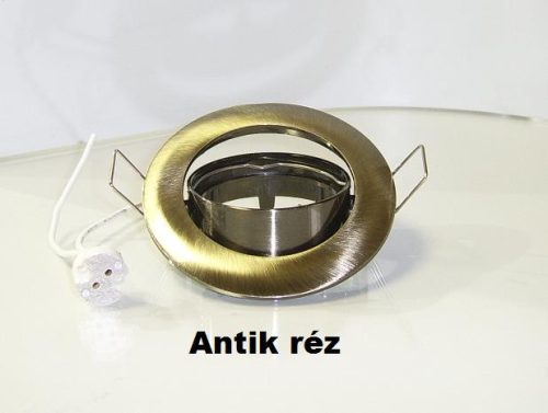 Beépíthető spot lámpatest SA-90 antik réz