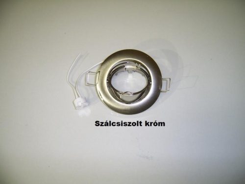Beépíthető spot lámpatest SA-90 szálcsiszolt króm