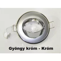 Beépíthető spot lámpatest SA-91 Gyöngy króm-króm