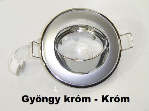 Beépíthető spot lámpatest SA-91 Gyöngy króm-króm