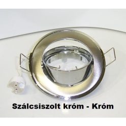   Beépíthető spot lámpatest SA-91 Szál-csiszolt króm-króm