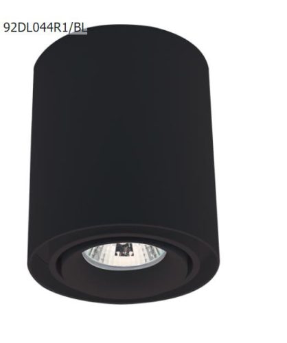 Spot lámpatest kerek DL-044 billenthető fekete