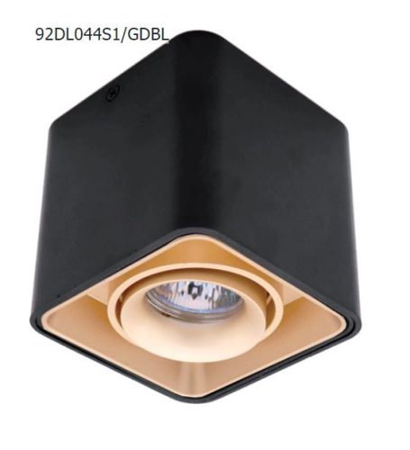 Spot lámpatest DL-044 billenthető fekete/arany