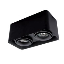 Spot lámpatest DL-044 dupla billenthető fekete