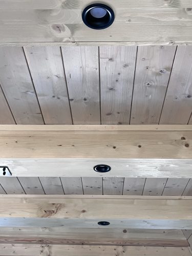 Beépíthető led spotlámpa fix süllyesztett fekete kerek GU10 foglalattal