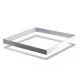 LED panel falon kívüli beépítőkeret alumínium 600x600 fehér