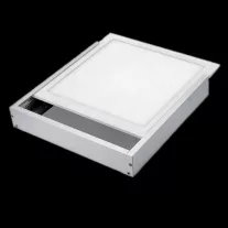   LED panel falon kívüli beépítőkeret alumínium 600x600 fehér