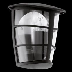 ALORIA Kültéri fali E27 60W 18*20*12cm fekete
