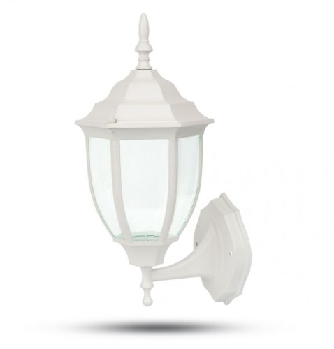 Lantern oldalfali lámpatest, E27, fehér