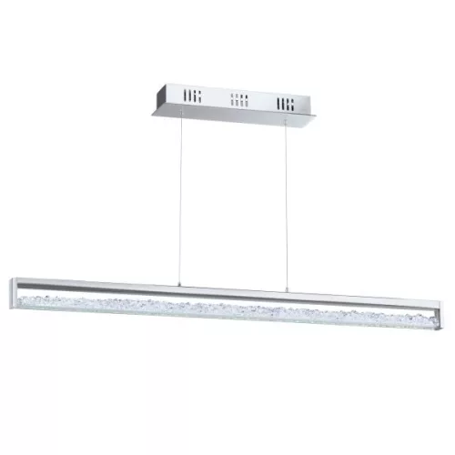 CARDITO 1 LED-es függ.6x6W króm/krist.szab.
