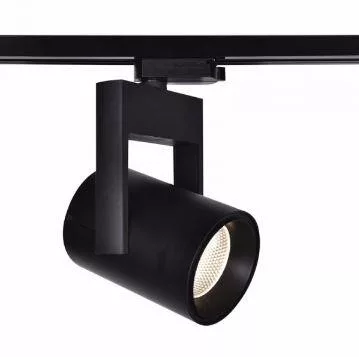 Sínes LED lámpa 25W 38° 3000K fekete 1f
