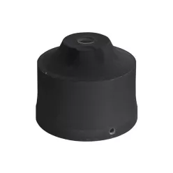 Fém lámpa oszlop közdarab falikarhoz fekete