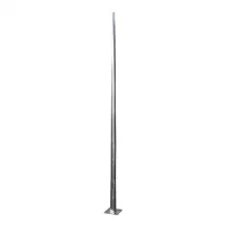 Kerti fém lámpa oszlop 200 cm fekete