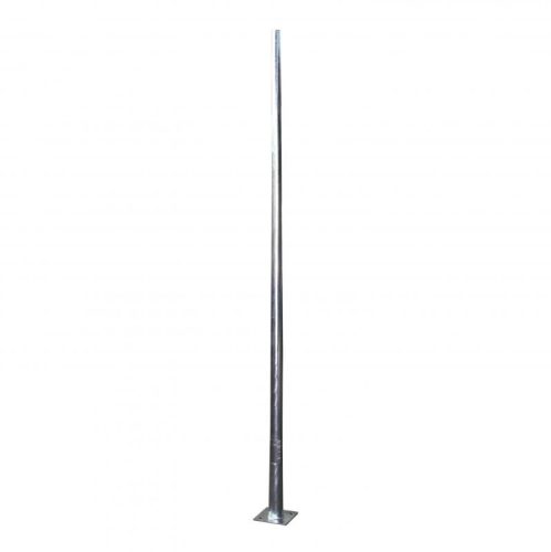 Kerti fém lámpa oszlop 200 cm fekete