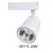 Sínes LED lámpa 20W természetes fehér, fehér ház