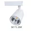 Sínes LED lámpa 20W természetes fehér, fehér ház