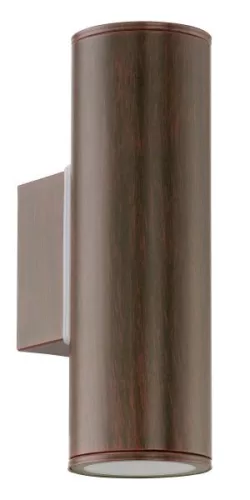 RIGA Kültéri fali 2x3W antik barna