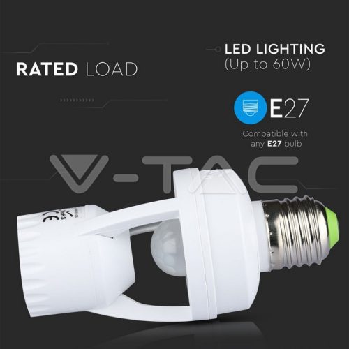 E27-es mozgásérzékelős foglalat