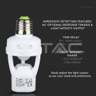 E27-es mozgásérzékelős foglalat