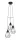 TARBES Függeszték E27 3x60W 31cm fekete