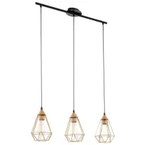 TARBES Függeszték E27 3x60W réz színű