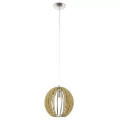 COSSANO Függeszték E27 60W 30cm juhar