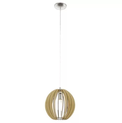 COSSANO Függeszték E27 60W 30cm juhar