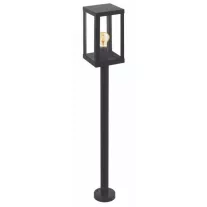   ALAMONTE kültéri álló lámpatest E27 1x60W  IP44 fekete/üveg