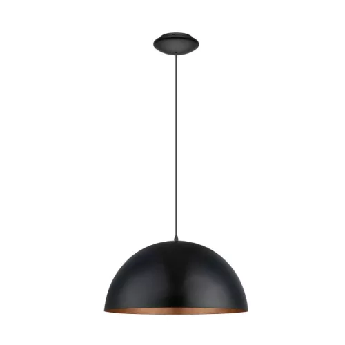 Gaetano Függeszték E27 60W fekete/réz