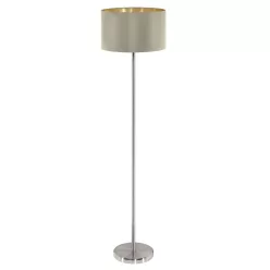 Maserlo Textil álló E27 60W szürkésbarna