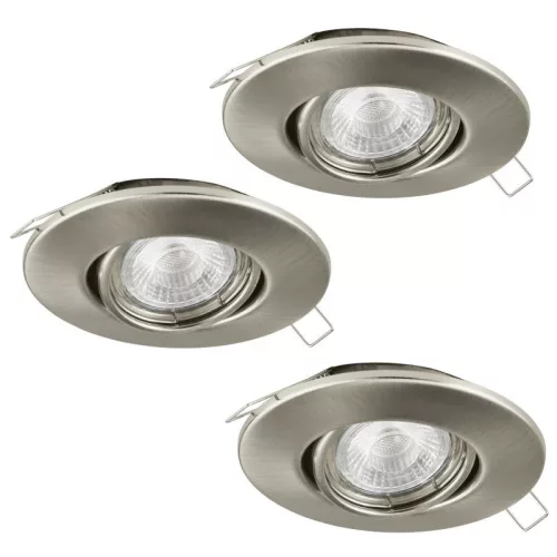 Tedo LED beépíthető GU10 3x5W 3000K króm dimmelhető 3 lépésben