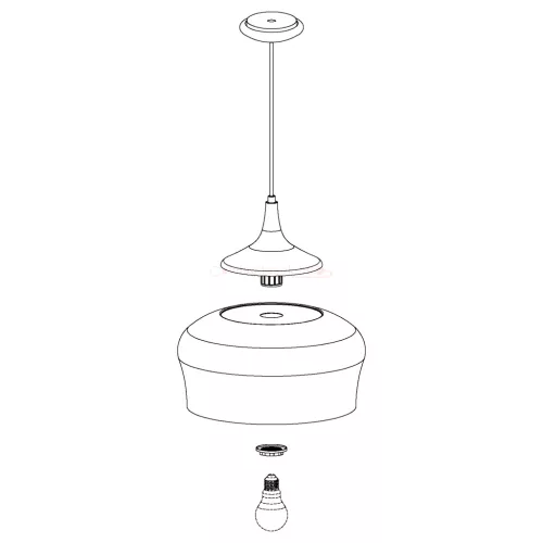 Obregon függeszték acél krém, tölgy 1100mm/350mm