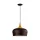 Obregon Függeszték E27 1x60W barna/tölgy