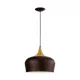 Obregon Függeszték E27 1x60W barna/tölgy