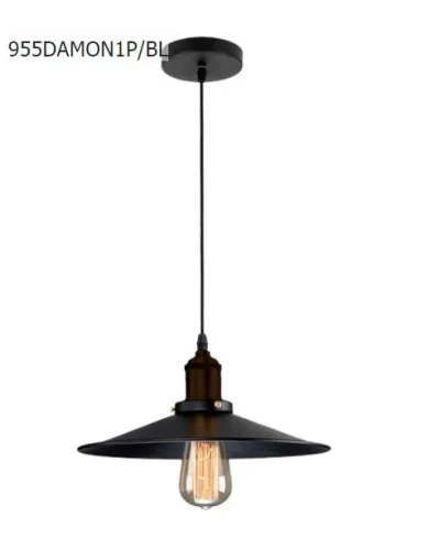 DAMON függeszték 1xE27 fekete