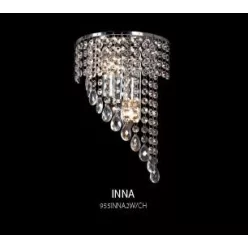 INNA króm fali lámpa 2XE14
