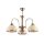 Elmark Krista 3 ágú bronz-bézs csillár