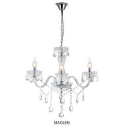 Elmark Madlen 3 ágú átlátszó csillár