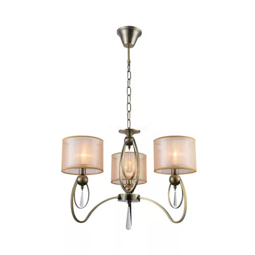 Mery 3xE27 mennyezeti lámpa bronz 600X480mm