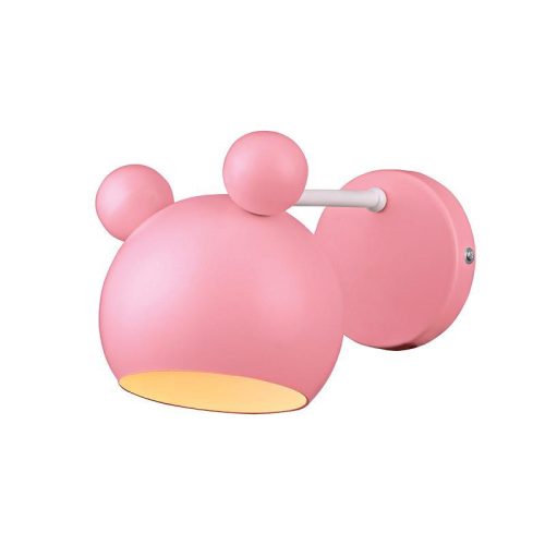 Mickey rózsaszín fali lámpa E27