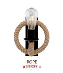 Rope fali lámpa 200x190mm E27