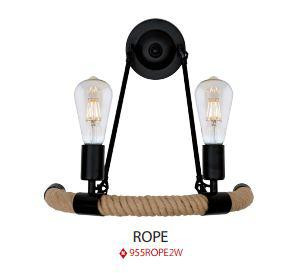 Rope fali lámpa 400x400mm E27