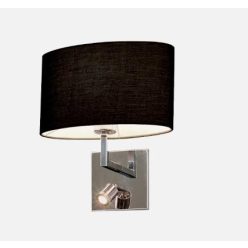 Tomy oldalfali lámpa 1XE27 + 1W LED 4000K sötét szürke