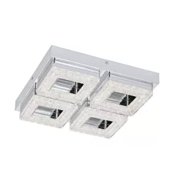Fradelo LED-es mennyezeti 4x4W króm