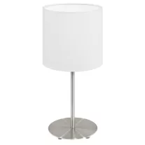 Pasteri Asztali E14 1x40W mnikkel/fehér