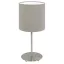 Pasteri Asztali E14 1x40W mnik/szürkésb