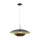 Nuvano Függeszték E27 1x60W barna/arany
